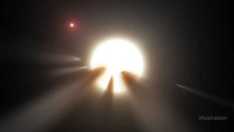 Има обяснение за загадъчните проблясъци на звездата KIC 8462852
