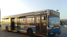 Автобус на градския транспорт се обърна в София