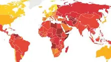 България е на 69-о място по корупция заедно с Ямайка