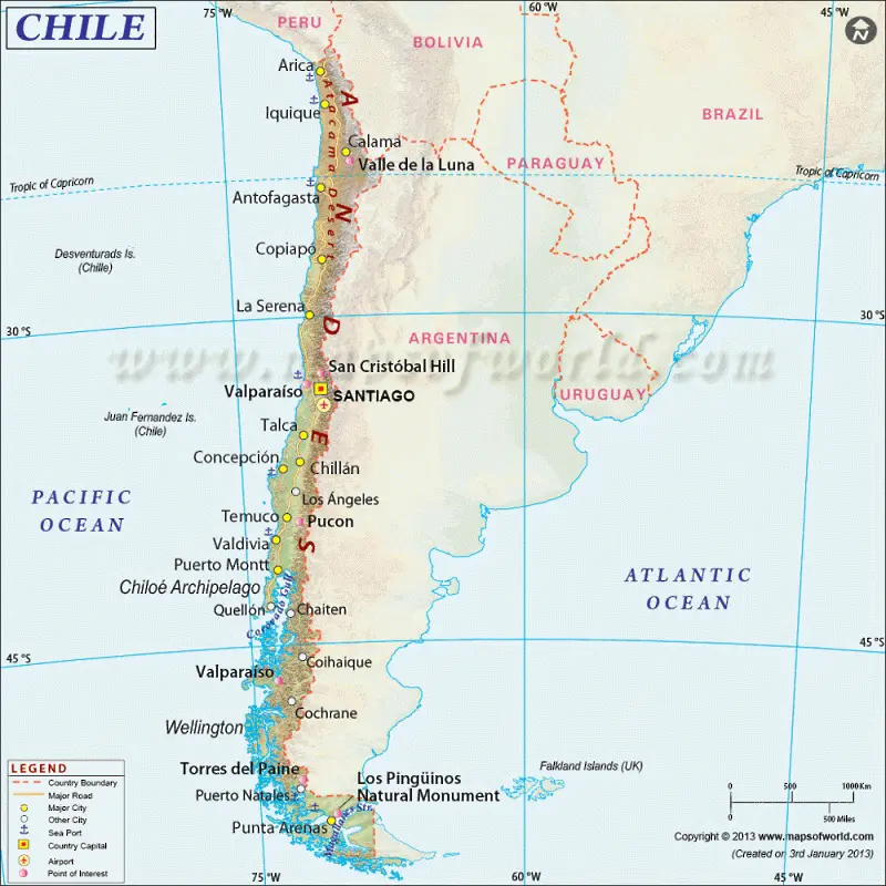Силно земетресение в Чили