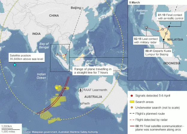Две години след изчезването, съдбата на полета MH370 остава неизяснена