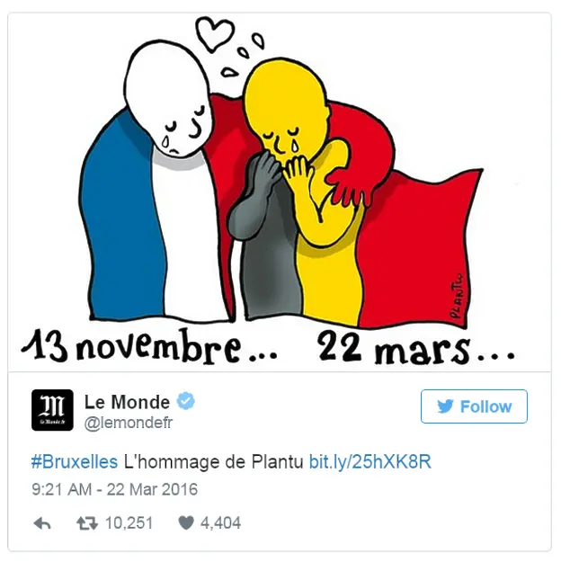 Отзвукът в социалните мрежи след атентатите в Брюксел