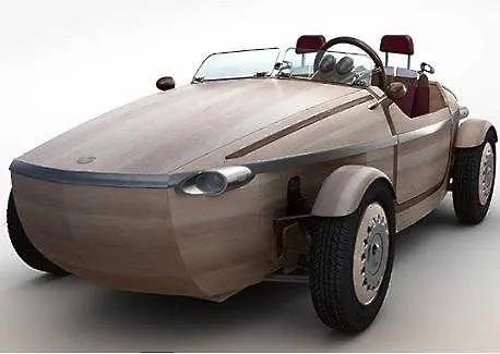 Toyota създаде автомобил от дърво