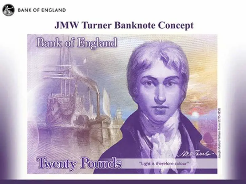 Bank of England представи дизайна на новата банкнота от 20 лири
