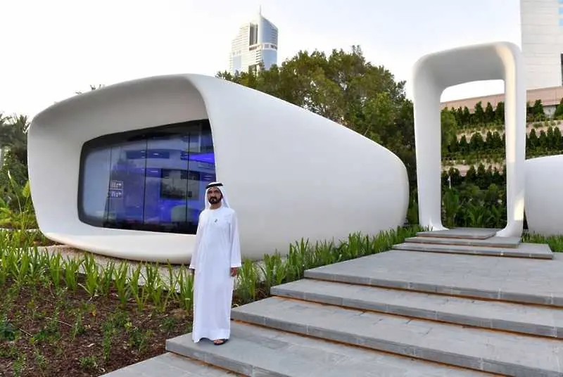 В Дубай бе открита първата сграда в света, отпечатана на 3D принтер