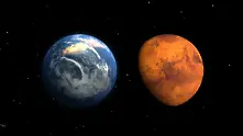 Марс се доближи до Земята тази нощ