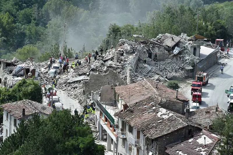 Италия дава данъчни облекчения на пострадалите от земетресението