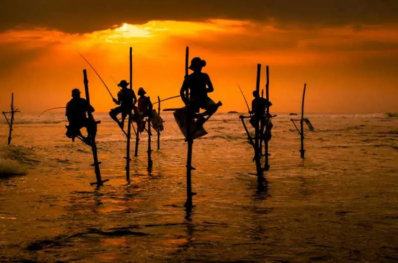  Необикновените рибари на Шри Ланка