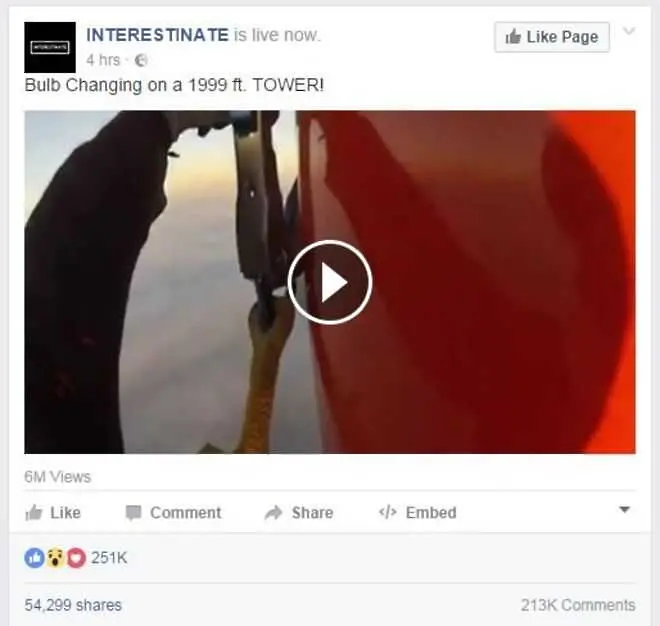Facebook клипове заблуждават, че се излъчват „на живо“ 