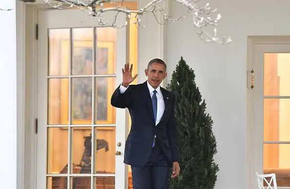 Семейство Обама посрещна бъдещите стопани на Белия дом. Снимка: Guliver/ Getty Images
&nbsp;
