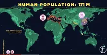 Това видео, показващо как се увеличава населението на планетата, ще ви накара да се замислите