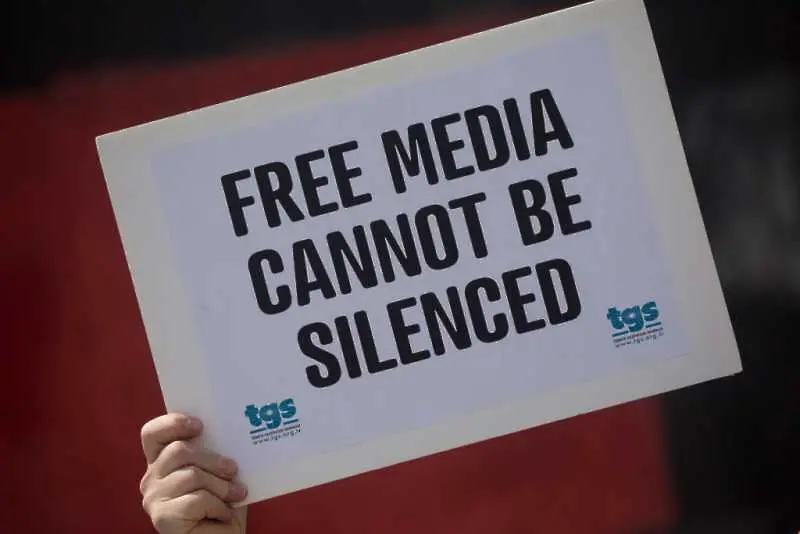 Журналисти на демонстрация за свободата на медиите в Сенегал
