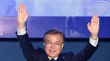 Правозащитник стана президент на Южна Корея 