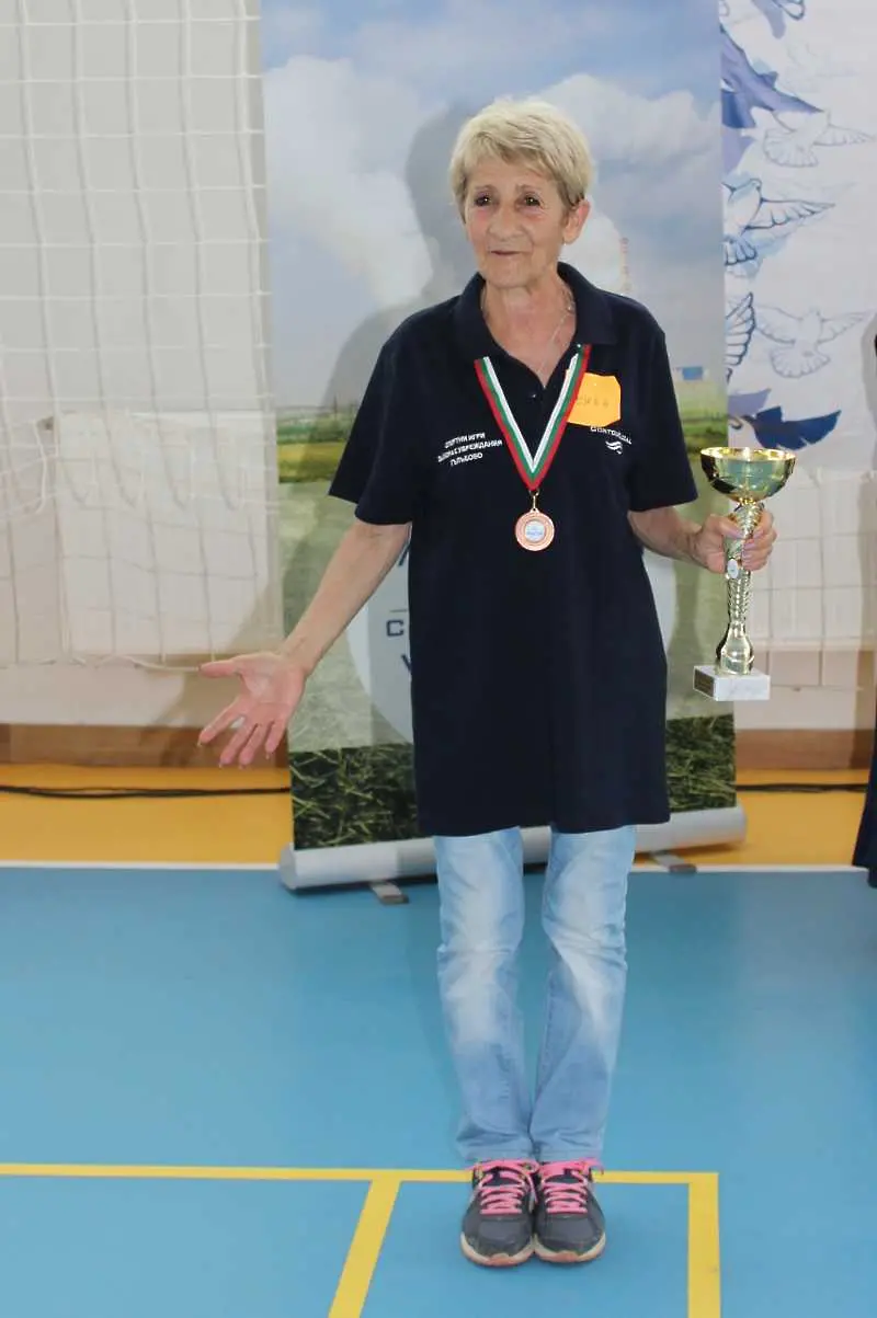 69-годишна жена обра овациите на Игрите за хора с увреждания в Гълъбово