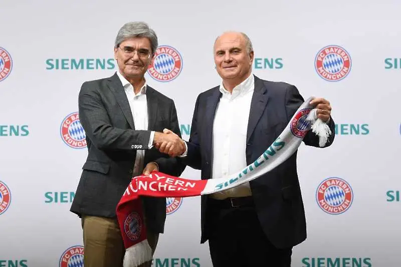 Siemens и Байерн Мюнхен с ново партньорство