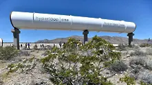 Системата Hyperloop постави рекорд със 355 км/ч. 