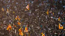 Стотици хиляди в Барселона участваха в марш срещу тероризма 