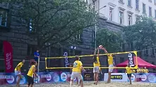 Плажен волейбол в центъра на София