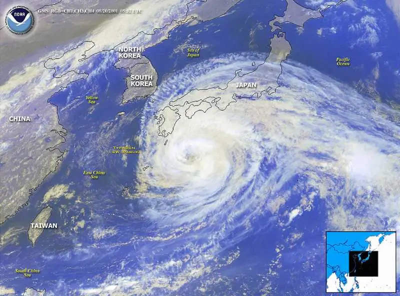Десетки хиляди евакуирани в Япония заради тайфунa Талим
