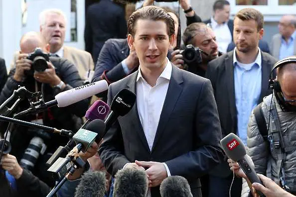 Австрийската народна партия, начело с Курц печели изборите за парламент