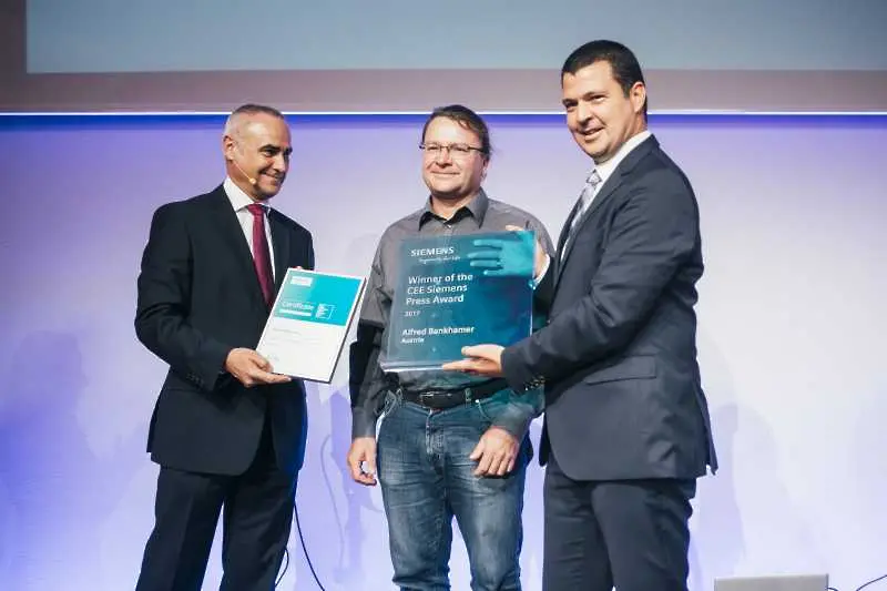 Ясни са победителите в Siemens CEE Press Award 2017
