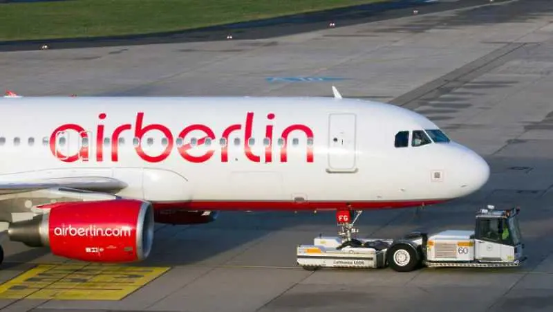 Германският синдикат Verdi призова служителите на Air Berlin да стачкуват