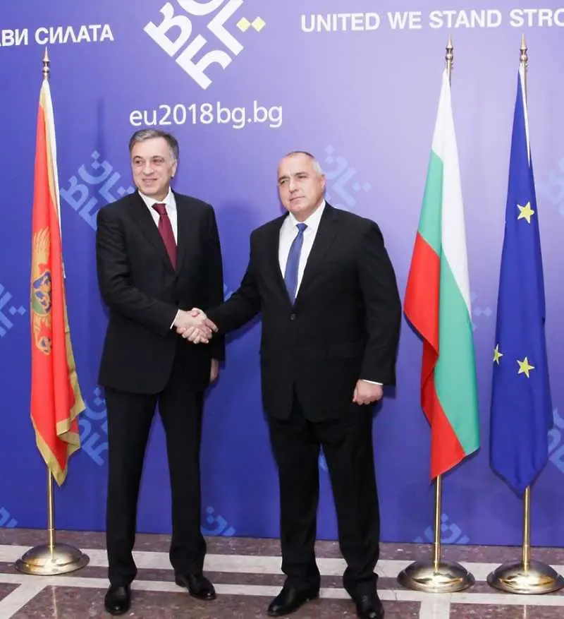 Борисов се срещна с президента на Черна гора