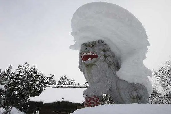 И Япония бе парализирана от обилен сняг