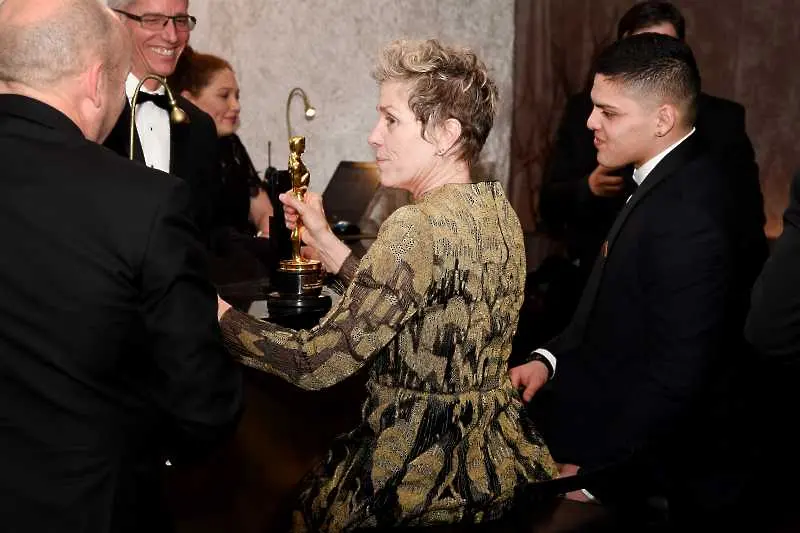 Мъж опита да открадне Оскара на Франсис Макдорманд