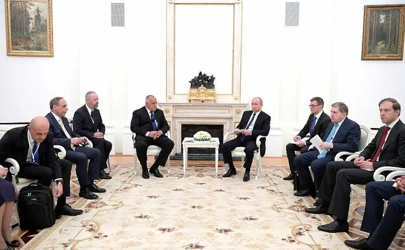 Тръба от Турски поток през България договорили Путин и Борисов