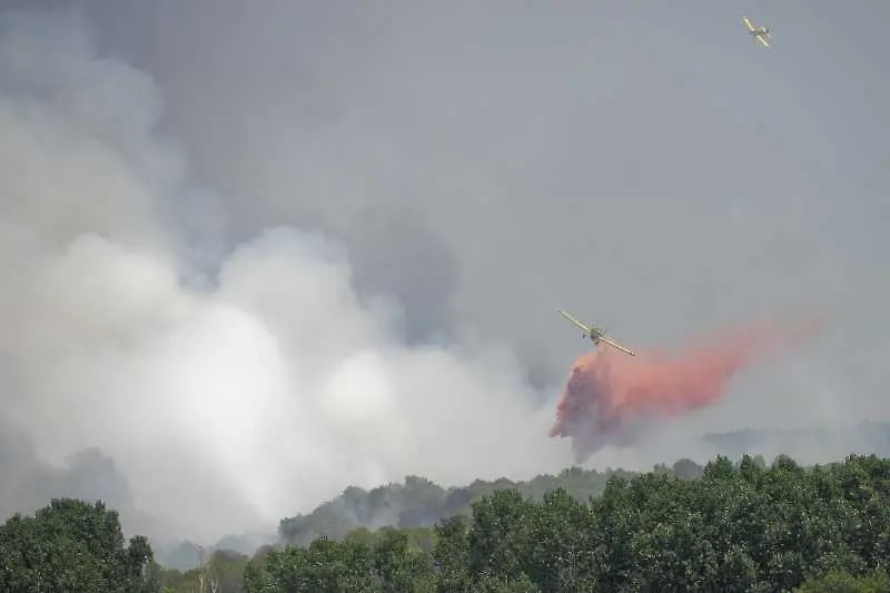 Горски пожари заплашват природен парк в Испания