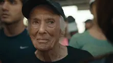 Марджъри, на 81 години, от Ню Йорк - новата рекламна героиня на Nike