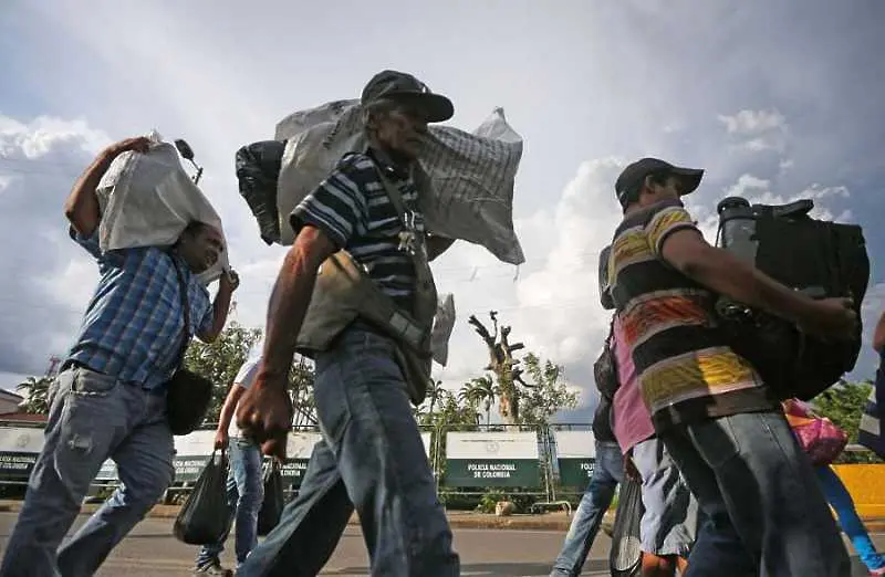 Повече от един милион венецуелци са избягали в Колумбия началото на годината