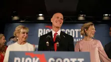  Републиканецът Рик Скот бе избран за сенатор на Флорида след повторно преброяване на гласовете