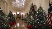 Красота и послания изпълват новата коледна украса на Белия дом (снимки) 