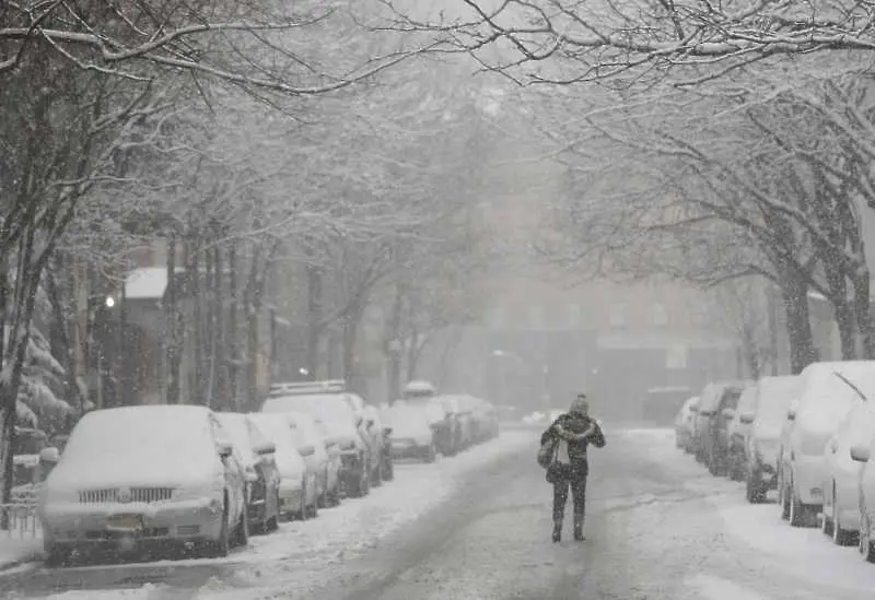 Снежните бури в САЩ взеха три жертви, хиляди домакинства са без ток