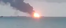Най-малко 14 души загинаха при пожар на два кораба в Черно Море