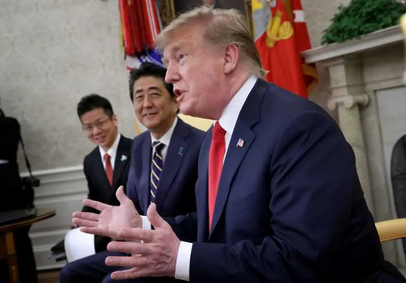 Тръмп: Търговските преговори с Япония вървят добре