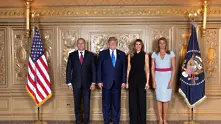 Президентските двойки на САЩ и България със снимка за спомен