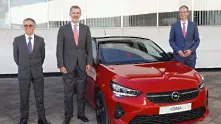 Крал Фелипе VI даде старт на производството на новия Opel Corsa