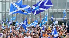 20 000 на демонстрация за независимост на Шотландия