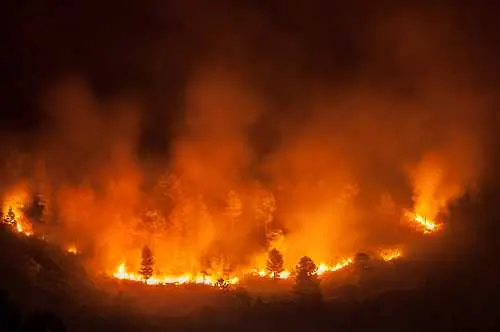 Бедствено положение в община Свиленград поради огромен пожар