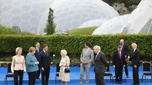 Елизабет II даде прием на лидерите от Г-7 (снимки)