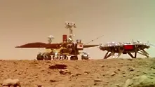 Китай публикува първо видео от мисията си на Марс