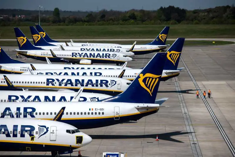 Ryanair възстанови това лято 90% от полетите си през 2019 г.