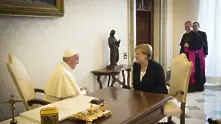 Меркел на прощална визита при папа Франциск