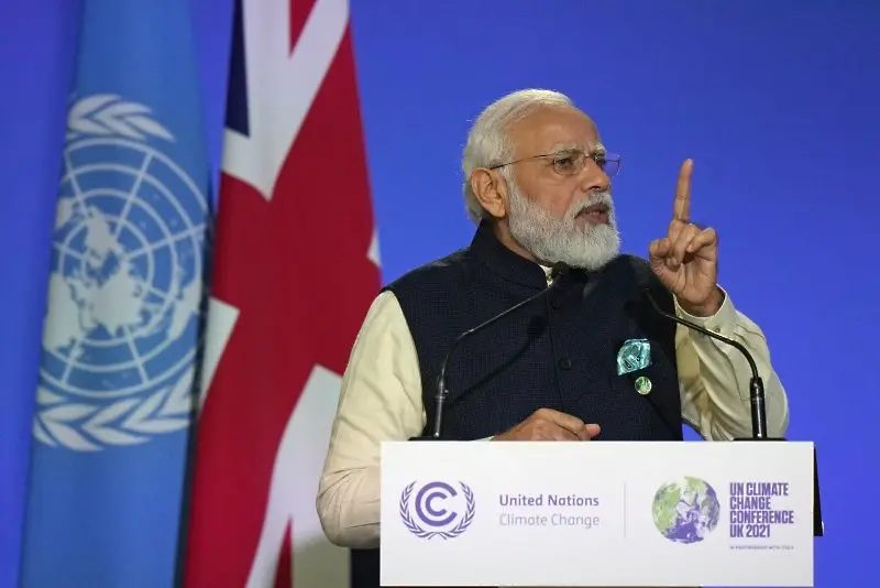 Индия ще постигне нулеви нетни емисии до 2070 година