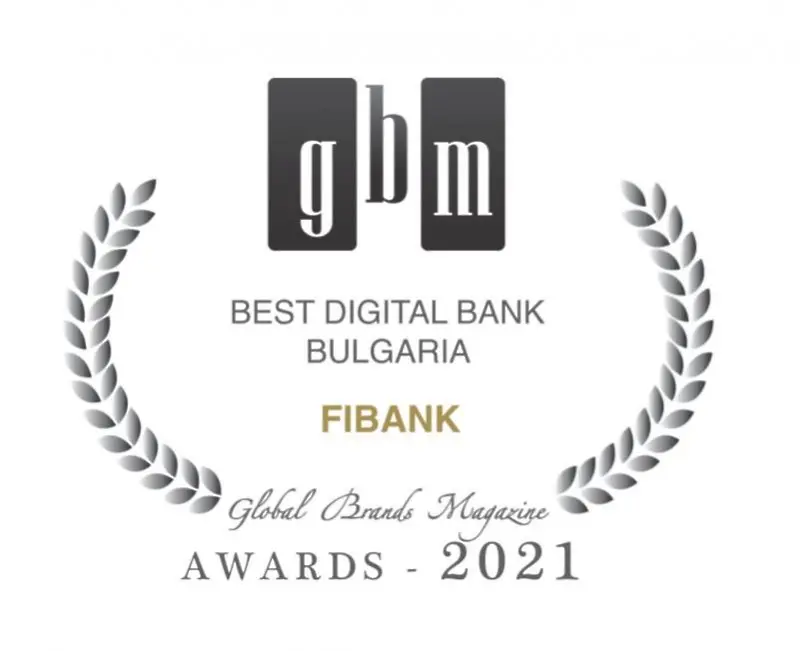 Fibank с международен приз за дигитална банка на годината в България