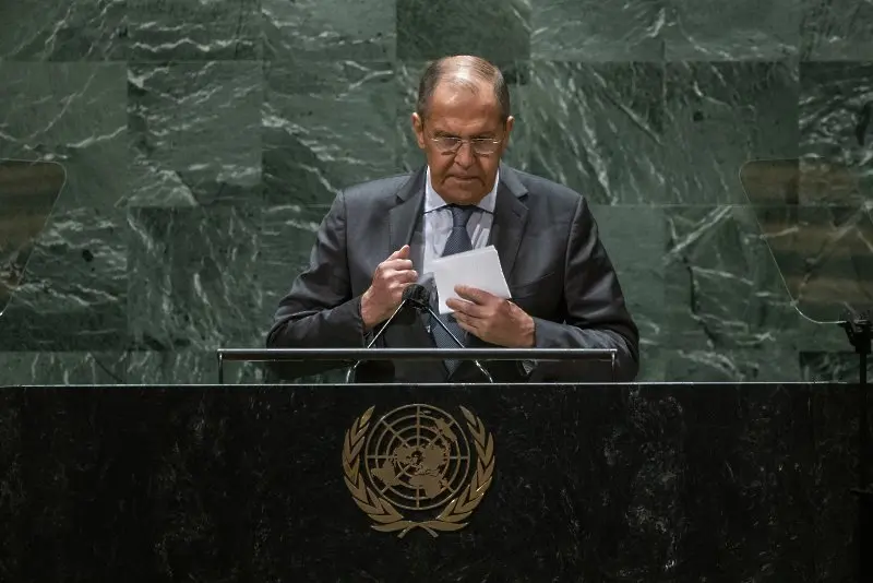Над 100 дипломати бойкотираха реч на Лавров в ООН