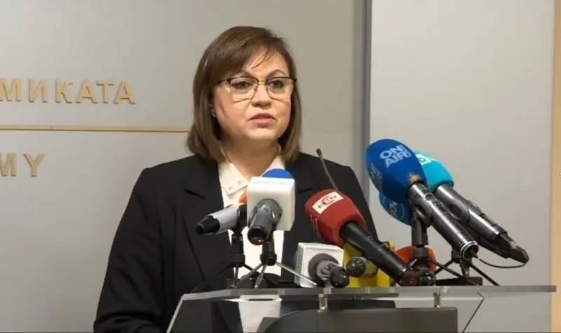 Нинова заяви, че ако парламентът одобри военна помощ за Украйна, ще напусне правителството